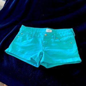 Celebrity Pink Teal Short Size 5